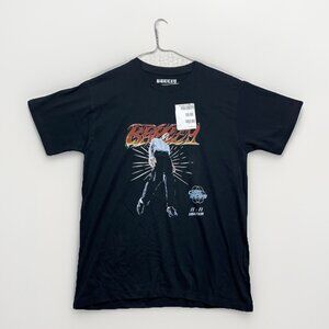 Chris Brown 11:11 Breezy USA Tour Graphic Print T-Shirt Mens Medium Tee Read*